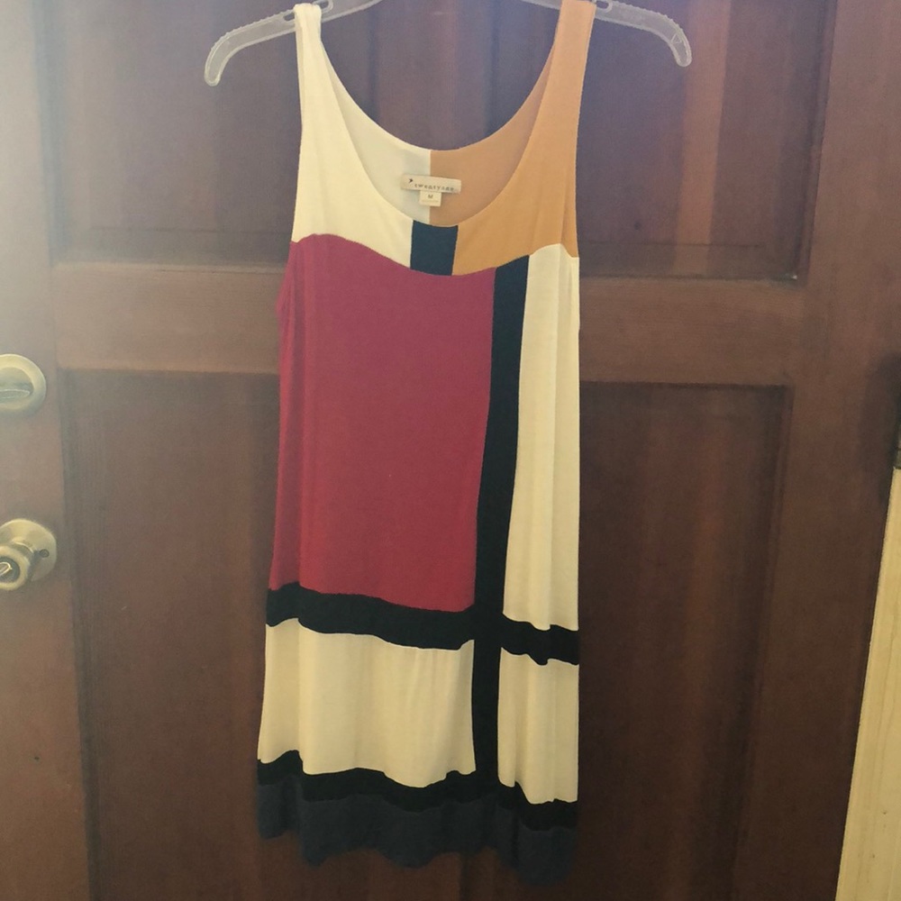 Forever 21 mod print dress M